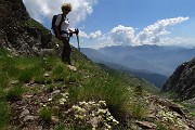 33 Sentiero in decisa salita e con tanti bei fiori